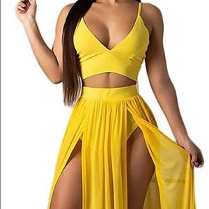 2 piece skirt and top